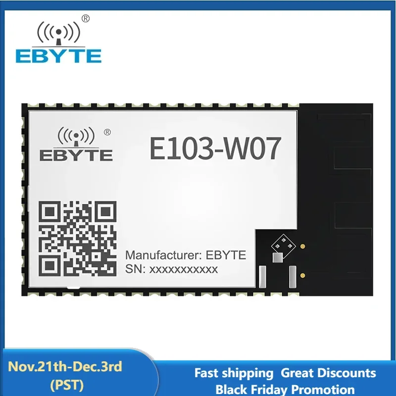 

WIFI Mesh AD Hoc Network Module Support AT Command IPEX/PCB Antenna 1000 Mesh Nodes E103-W07 WIFI Wireless Module