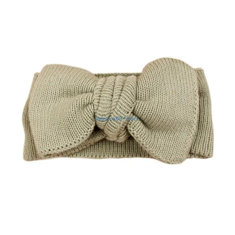 

Y4UD Baby Head Wraps Bowknot Headband Soft Elastic Knotted Headwear for Baby Girl
