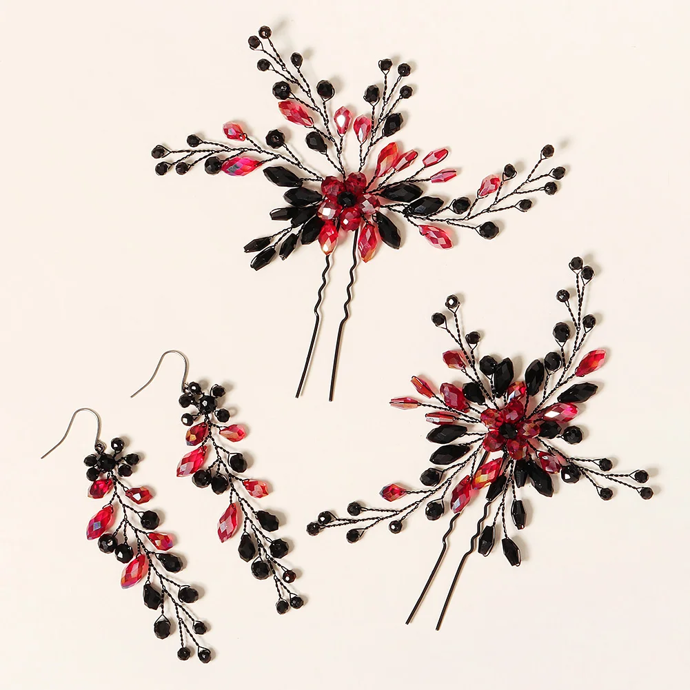 Halloween Spinne Haars pangen für Frauen Mädchen Pony Haarnadeln Strass Haars pangen Festival Prinzessin Haarschmuck Schmuck – Detail 34