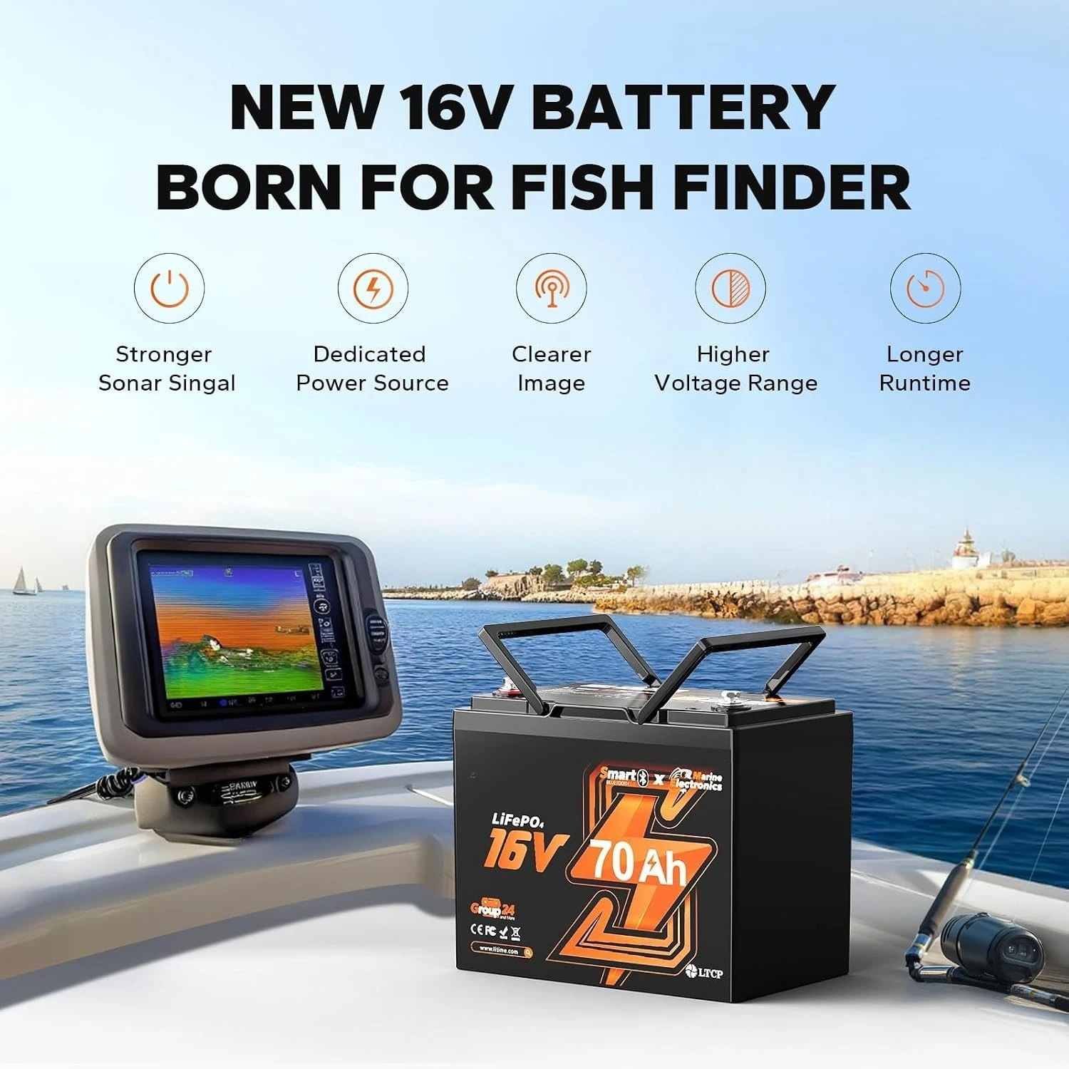 Akumulator litowy 16V 70Ah do  – Fish Finder Battery recenzja i cena