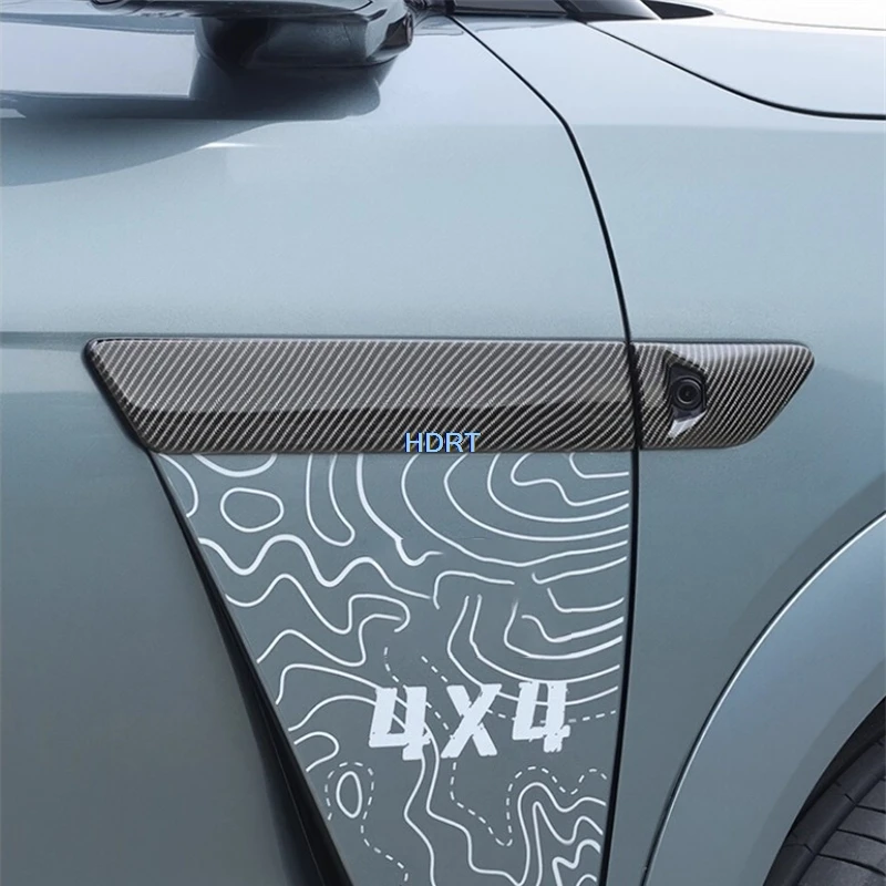 ل BYD سيليون 8/أسد البحر 8/تانغ L 2025 + نمط السيارة الباب الأمامي درابزين لوحة أوراق علامة جانبية ملحقات الكاميرا ملصق خارجي #2