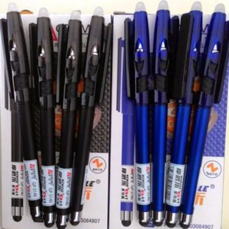 ODEMEI 4 in 1 çok fonksiyonlu silinebilir jel kalem çubuk 0.5mm mürekkep yıkanabilir kolu öğrenciler kırtasiye okul ofis yazma malzemeleri