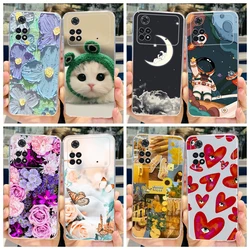 For Xiaomi Poco M4 Pro 4G Case Colorful Flowers Cover Soft Slim Phone Case For Xiaomi PocoM4 Poco X4 Pro X4Pro M4 5G Capa Bumper