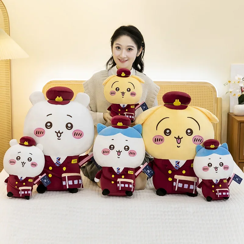 

Sanrio Hachiware Plush Toy Usagi Hachiware Anime Cartoon Cute Kawaii Soft Pillow Gift for Children Big Size Plush Doll Present
