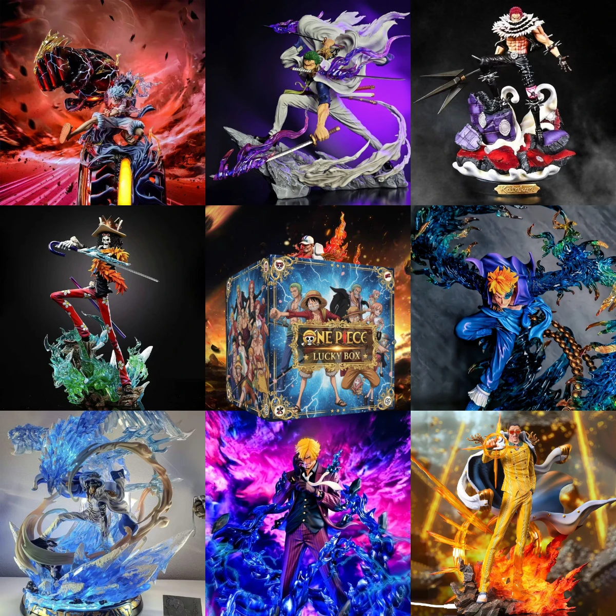 

Коллекционная фигурка-сюрприз One Piece (слепая коробка) – с Луффи, Зоро и другими культовыми персонажами аниме