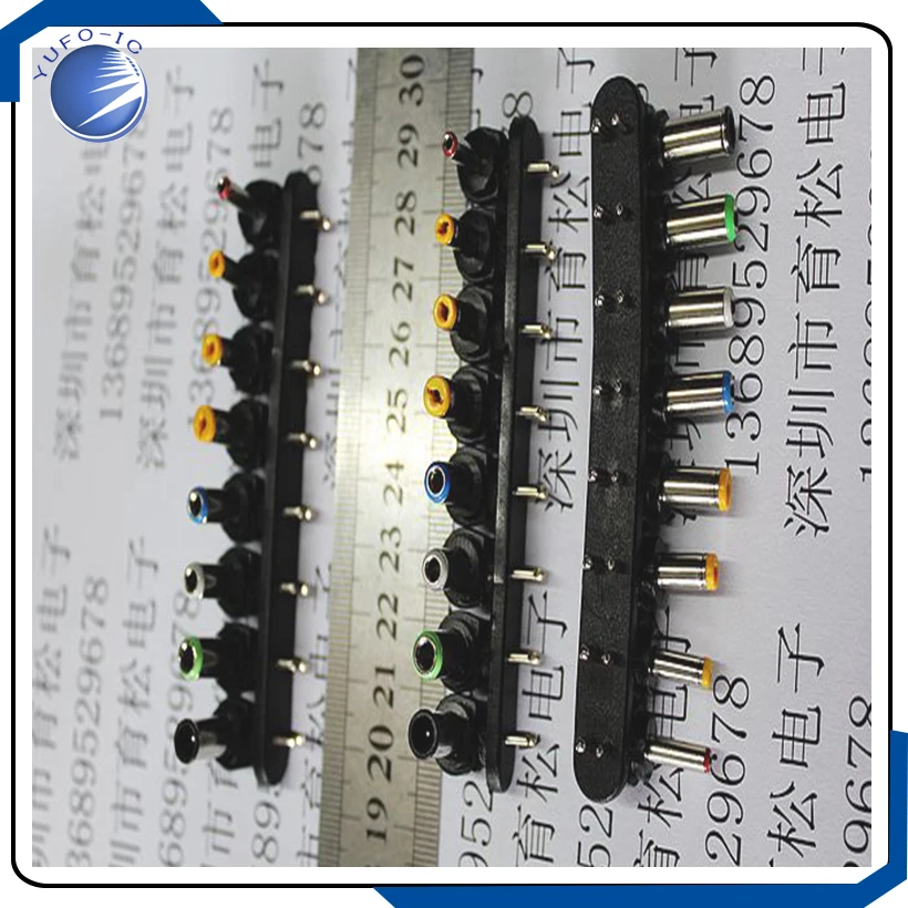 1PCS/Lot  Eight in one laptop universal adapter head multi function power head 5.5*2.1 8 adapter