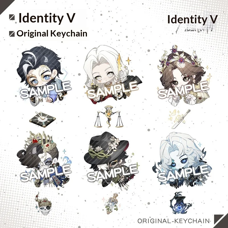 

Identity V Acrylic Keychain Joseph Fool's Gold Fisherwoman Hermit Wu Chang Night Watcher For Bag Backpack Phone Game Fans