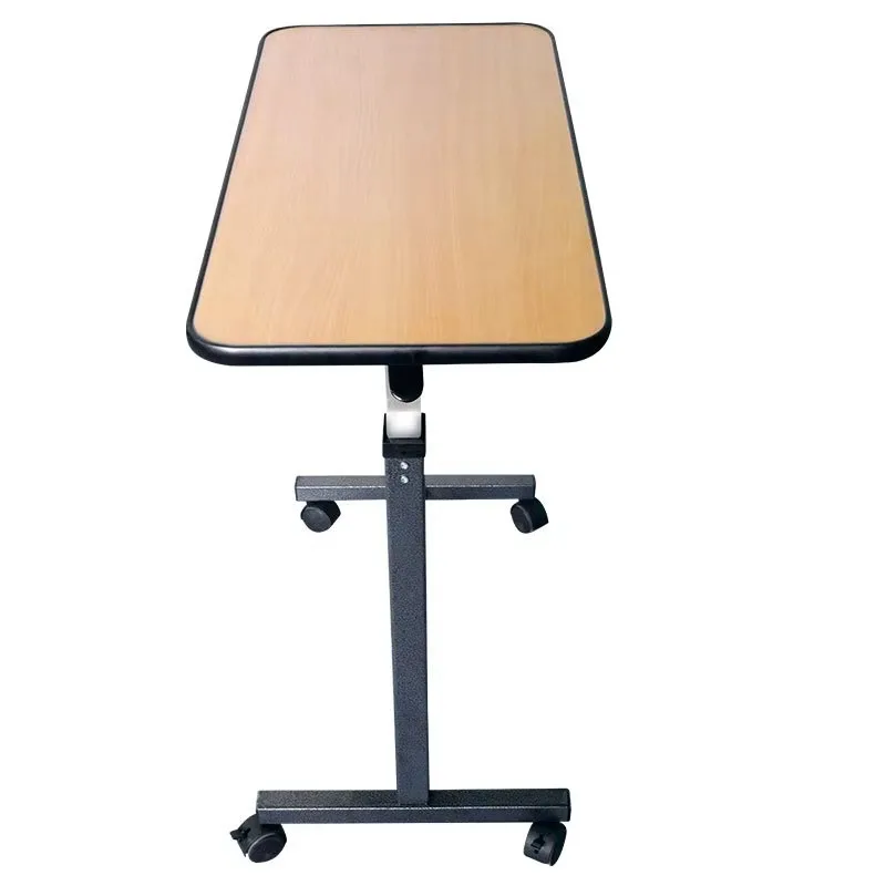 工場供給 木製ベッドサイドテーブル 移動式病院ベッドサイドテーブル 患者用病院ベッドサイドテーブル ローリングベッドサイドテーブル 食事用テーブル