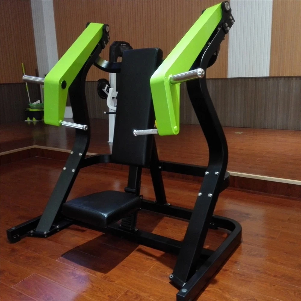 

Plate Loaded Chest Press Machine Commercial Sports Fitness Gym Equipment Weight Incline Bench Press Seated Chest Press LD-6015