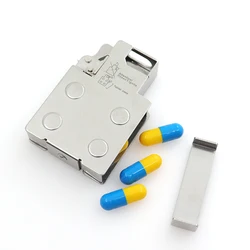 Stainless Steel Lighter Liner Type EDC Portable Storage Box Candy Box Pill Can