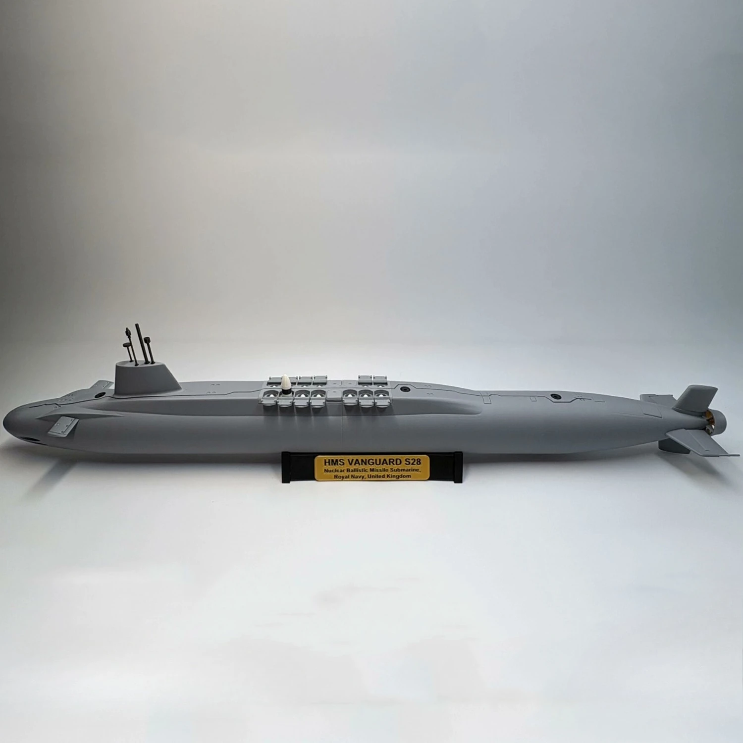 

1/150 Британская модель подводной лодки трезубец в сборе, 94 см, тщательно изготовленная, 3D-печатные корабли, комплект статической модели, игрушка-корабль