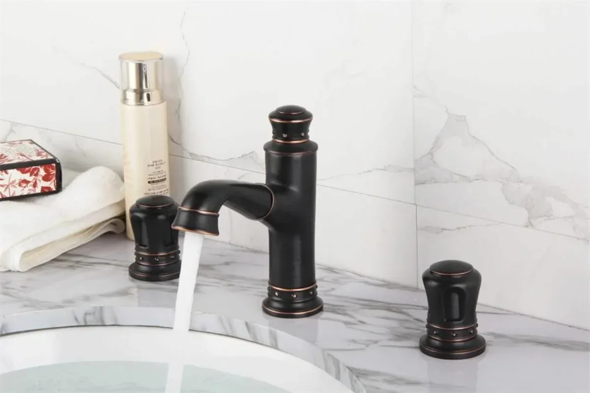Split basin faucet, basin hot and cold pumping faucet 33025