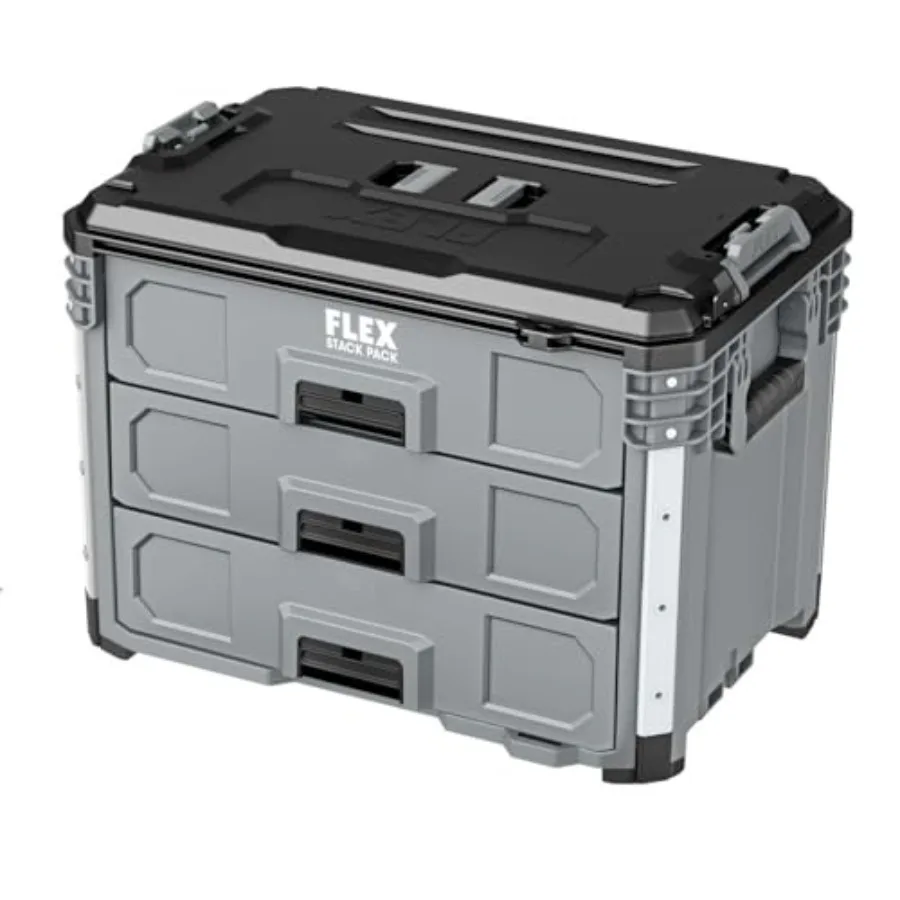 

Storage System 3-Drawer Tool Box - FS1105 Grey/Black