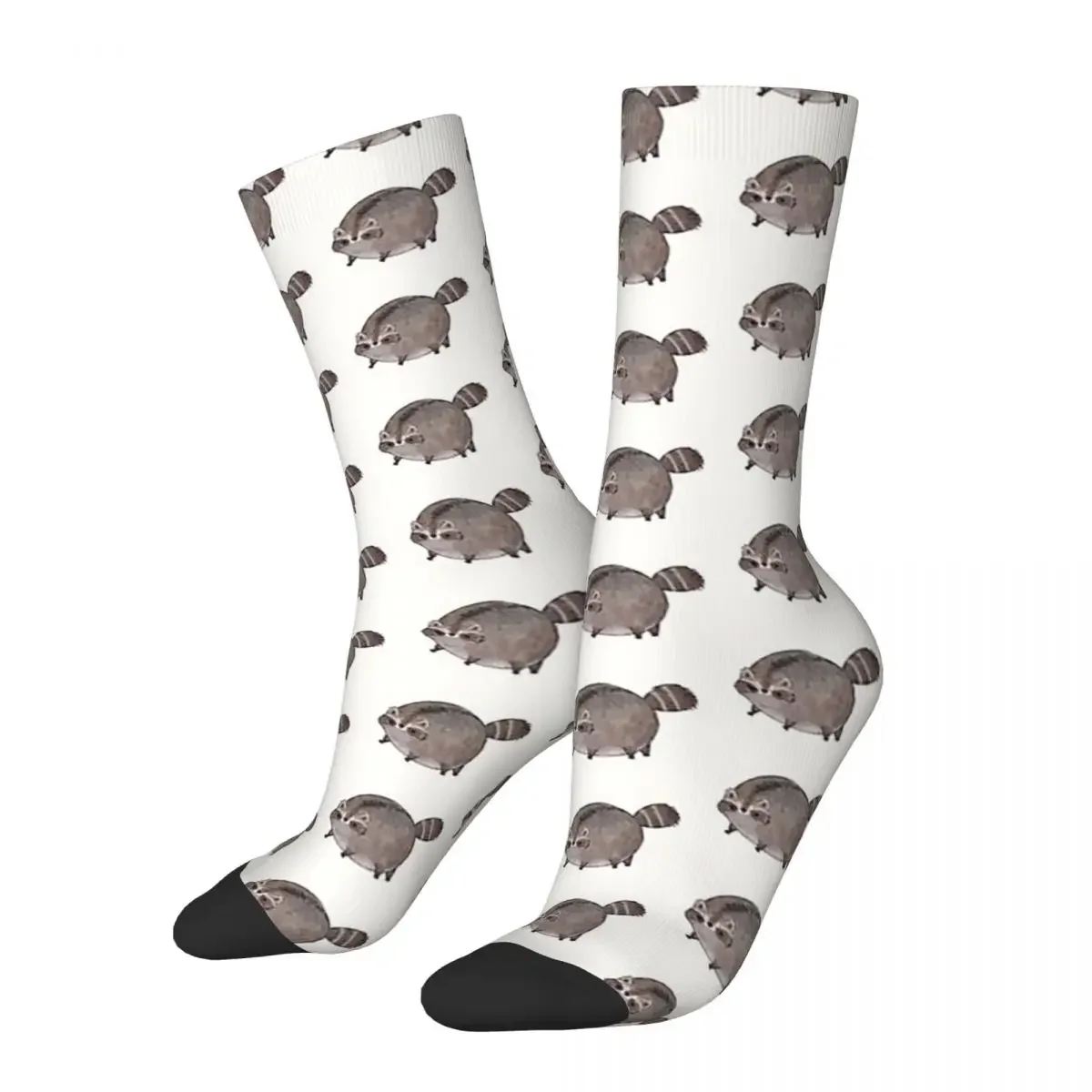 Chubby Trash Panda Socks Harajuku Super Soft Stockings All Season Long Socks Accessories for Man's Woman's Birthday Present