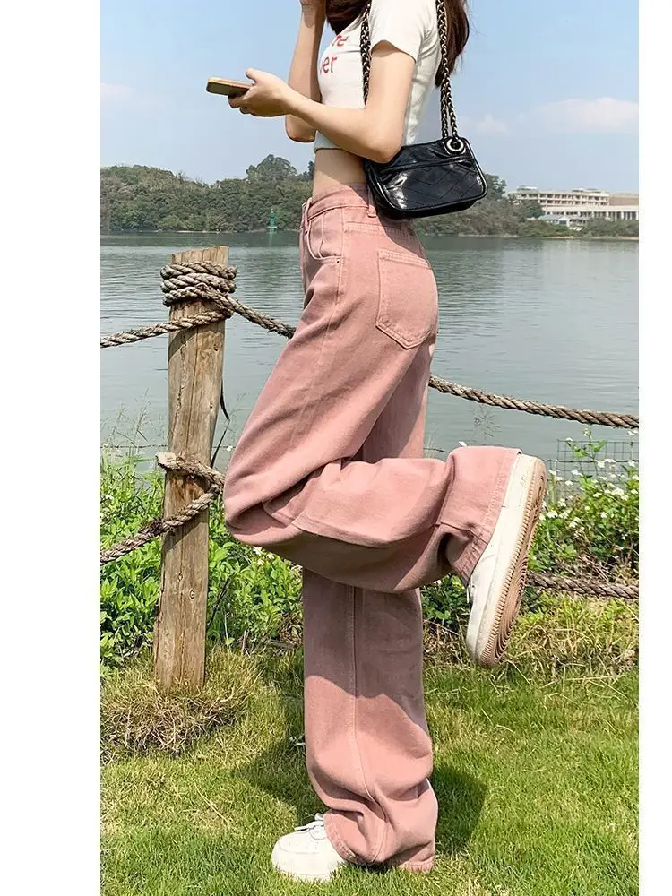 Cintura baixa mulher jeans y2k roupas térmicas inverno quente velo forrado engrossado veludo pelúcia confortável feminino senhoras denim