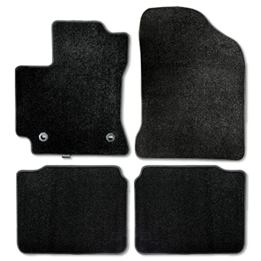 

Custom Fit 20142019 Corolla Front and Rear Carpet Car Floor Mats Heavy Cushion Ultramax Asphalt Black
