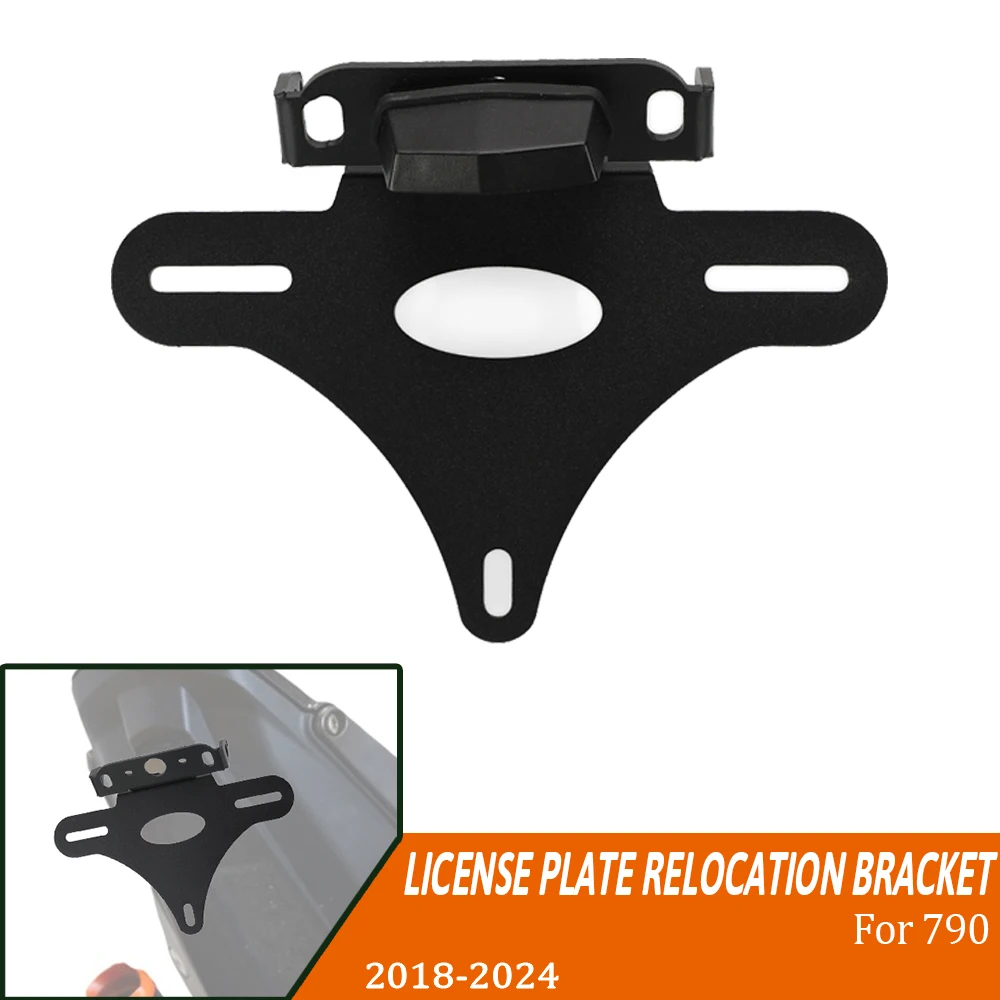 

Motorcycle Rear Short Tail Stock License Plate Holder Tailstock Bracket LED For 790 890 Duke 790Duke 890Duke GP 2018-2024