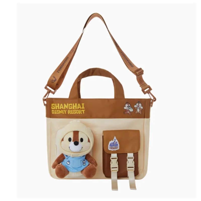 2025 Genuine New Chichititi Summer Large Capacity Disney Handbag Cute Female College Student Shoulder Crossbody Bag Gift Girl