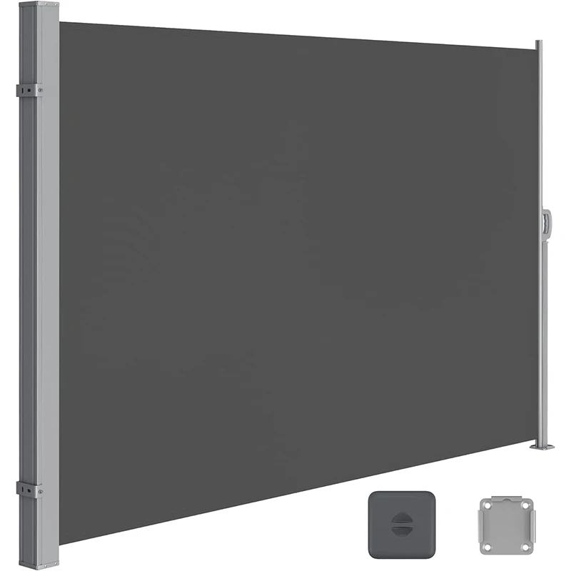 Outdoor Folding Privacy Screen  UV Blocking Sun Shade for Garden Patio & Office  Portable Room Divider Long 3-5m