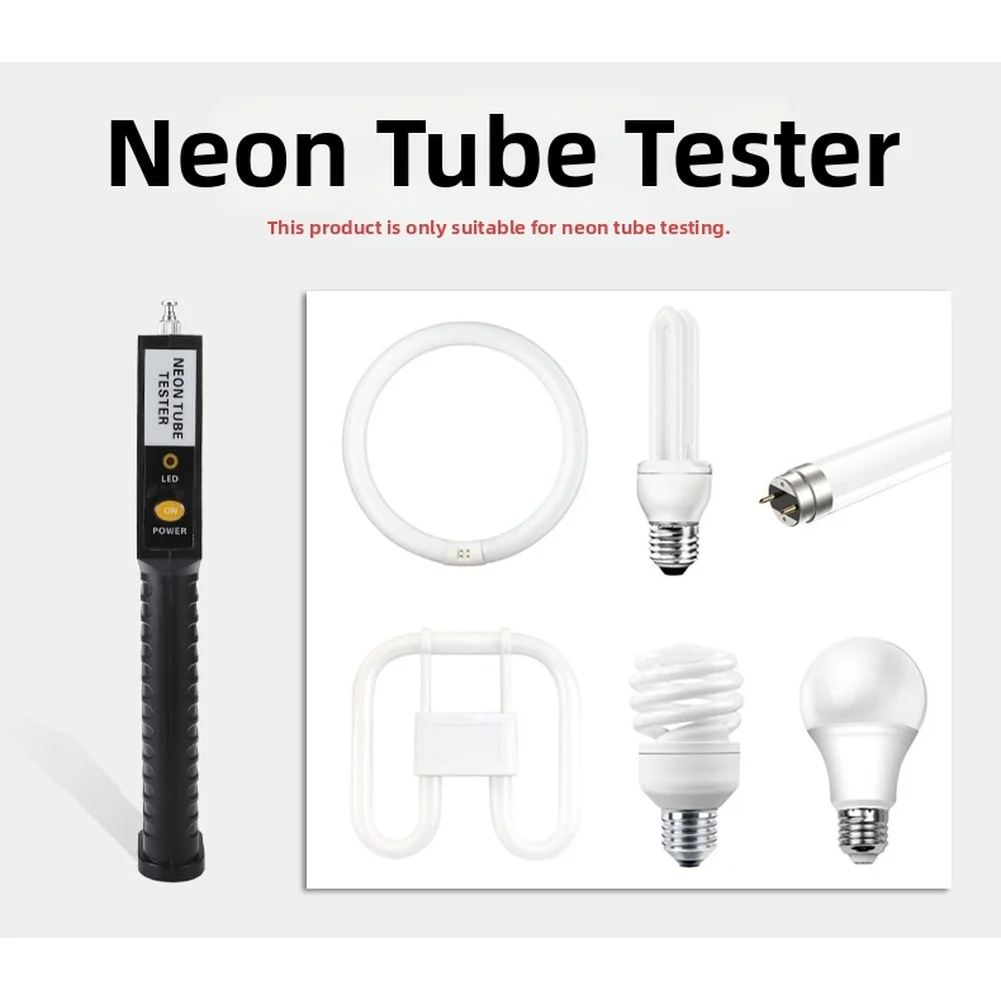 Neon Lamp Testing Device for T4 Tube Types Features LED Indicator to Show Real Time Leak and Operation Results