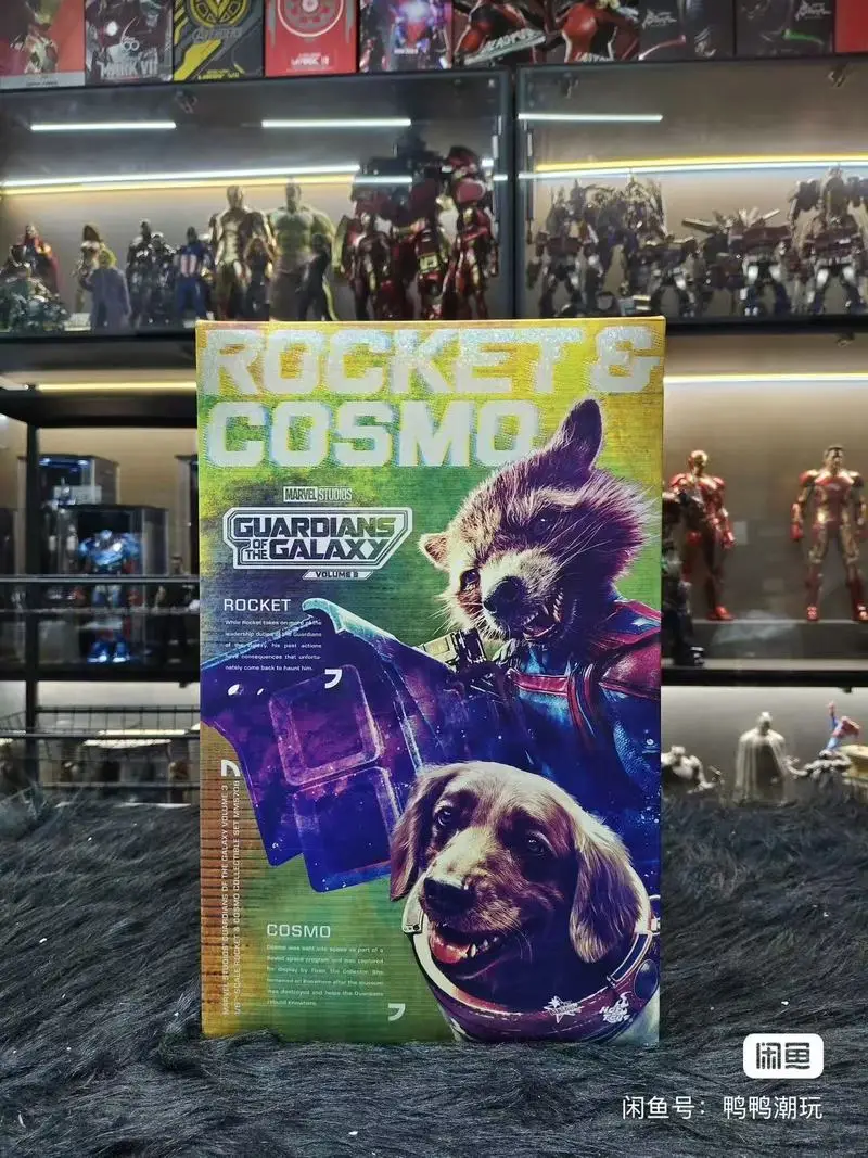 متوفر في المخزون حقيقية HOTTOYS HT MMS708 MMS548 غالاكسي حراس 3 صاروخ الراكون كوزمو عمل نموذج لجسم اللعب جمع حلية #6