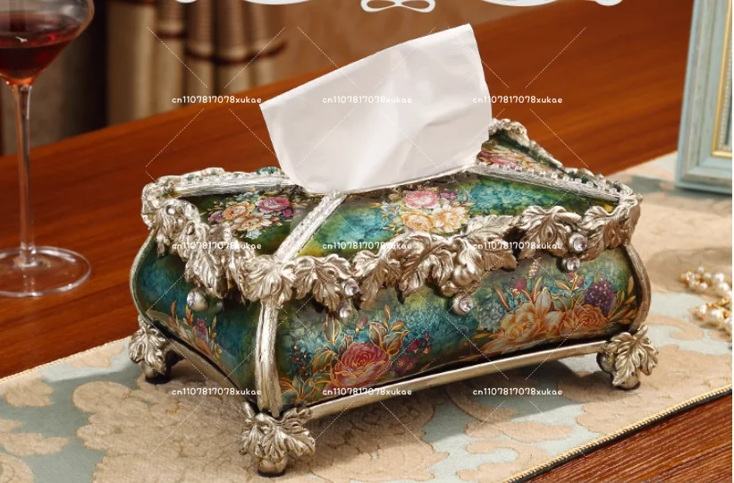 

Luxury Tissue Box Fashion Elegant Household living Room Desktop Towel Napkin Tissue Holder