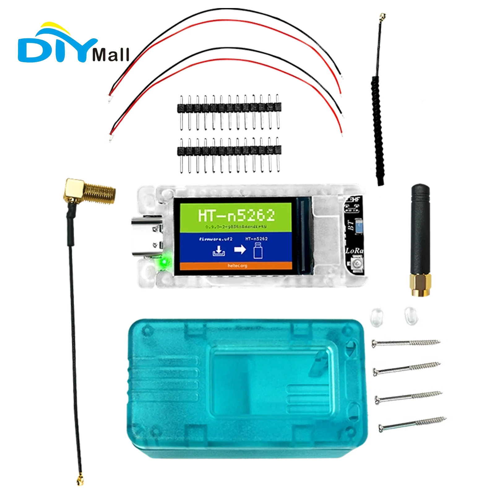 Heltec Mesh Node T114 LoRa + BLE 868 MHz 915 MHz nRF52840 SX1262 wyświetlacz TFT pozycjonowanie małej mocy Devboard dla Arduino Meshtastic