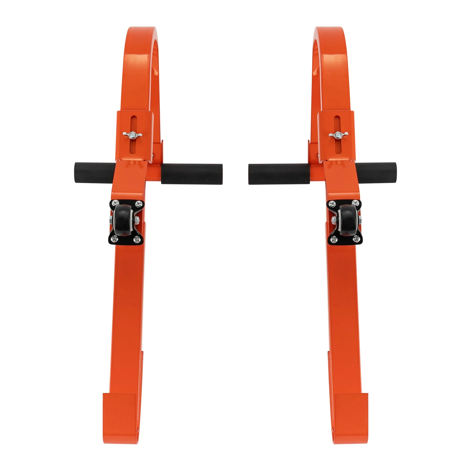 2 Pack Ladder Stabilizer Ladder Roof Hook with Wheel For Fiberglass And wooden Ladders