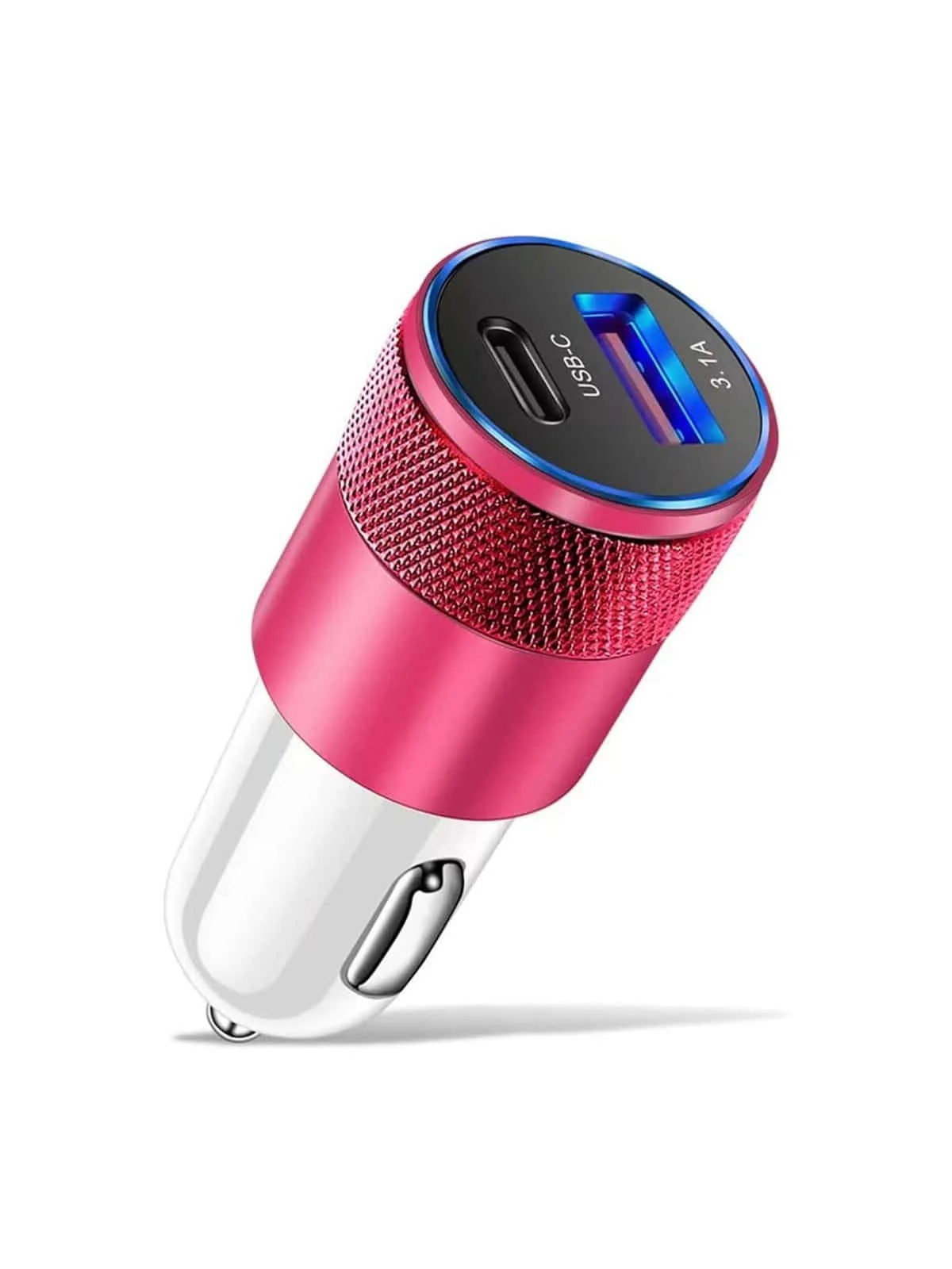3.1a Pd Car Charger Black And Silver