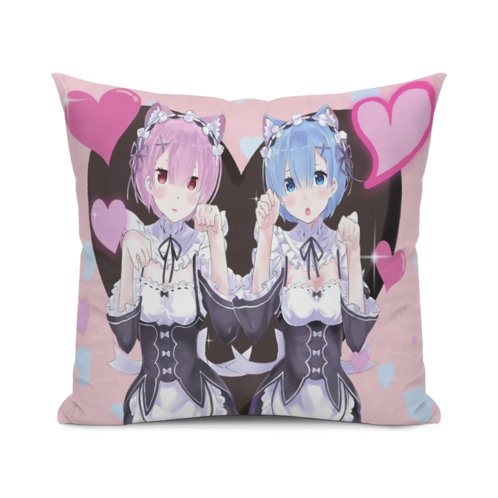 

Re:ZERO Pillowcase Cushions Cover Cushions Home Decoration Pillows For Sofa