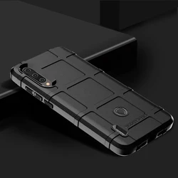 For Mi CC9 Xiaomi Mi 9lite mi9 lite Silicone Shield Case Armor Heavy Back Cover for xiaomi a3lite micc9 Soft Matte Phone Cases