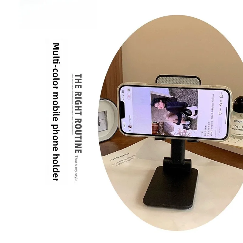 Soporte para tableta/teléfono portátil plegable en línea aprendizaje transmisión en vivo soporte de escritorio tableta soporte para teléfono móvil para iPhone