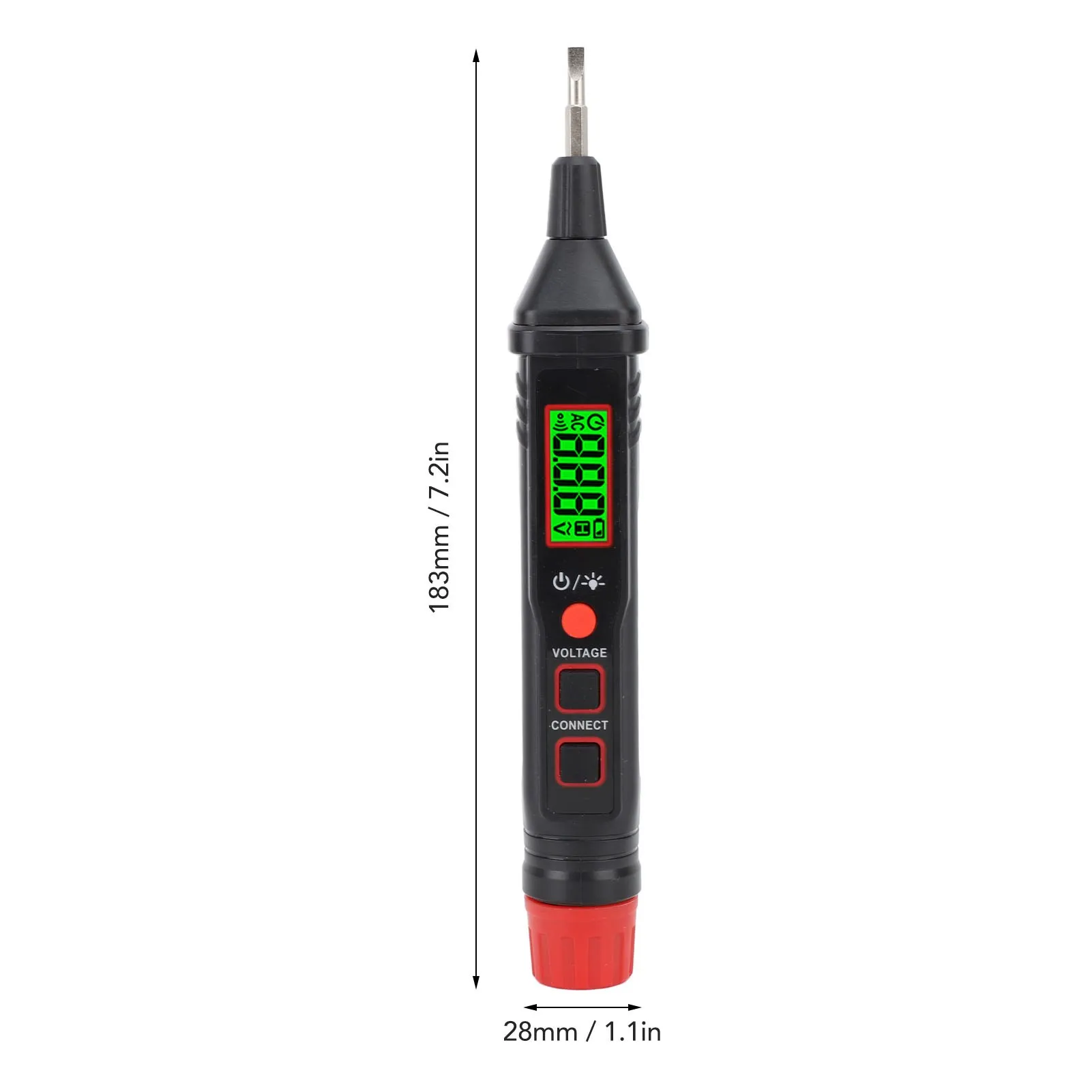 

HT92 Voltage Tester Pen Supports For AC DC 12V to 300V Detection Non ContFor ACt Design with Flashlight and Auto Shutdown
