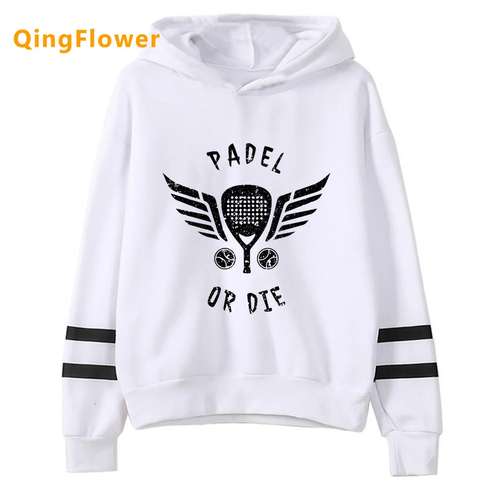 Padel hoodies women y2k aesthetic gothic Fleece 2023 clothing women japanese sweater