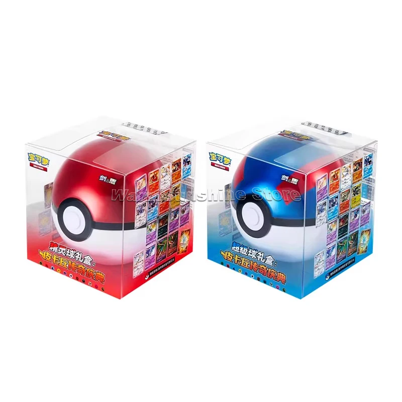 Poke Ball Master Balls Premium Ball Gift Box Pokemon Cards PTCG Simplified Chinese Original Pack Children Birthday Christmas Toy