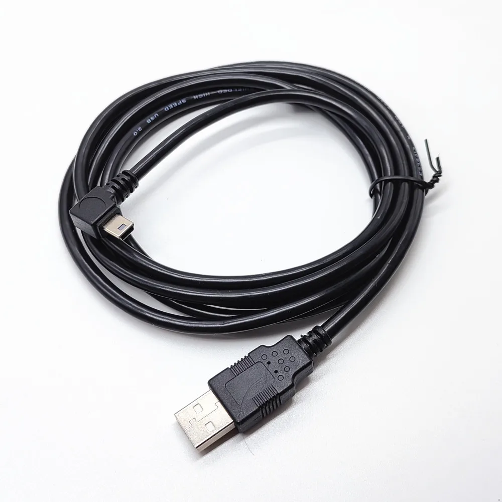 Mini USB 2.0 Cable 5Pin Mini USB to USB Fast Data Charger Cables for MP3 MP4 Player Car DVR GPS Digital Camera HDD Smart TV