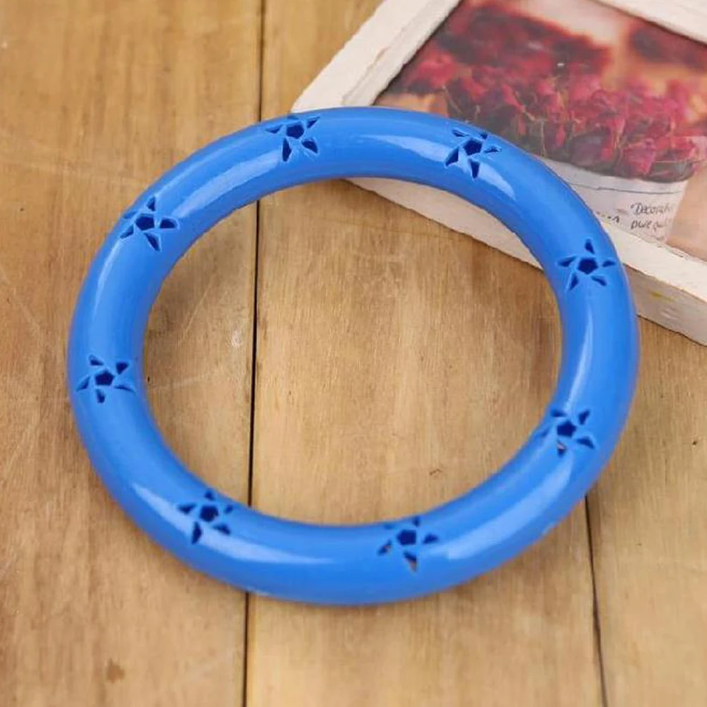 

4Pcs Lightweight ABS Rattle Ring Kids Handheld Small Exercise Fitness Gymnastics Dance Arm Muscle Strengthener