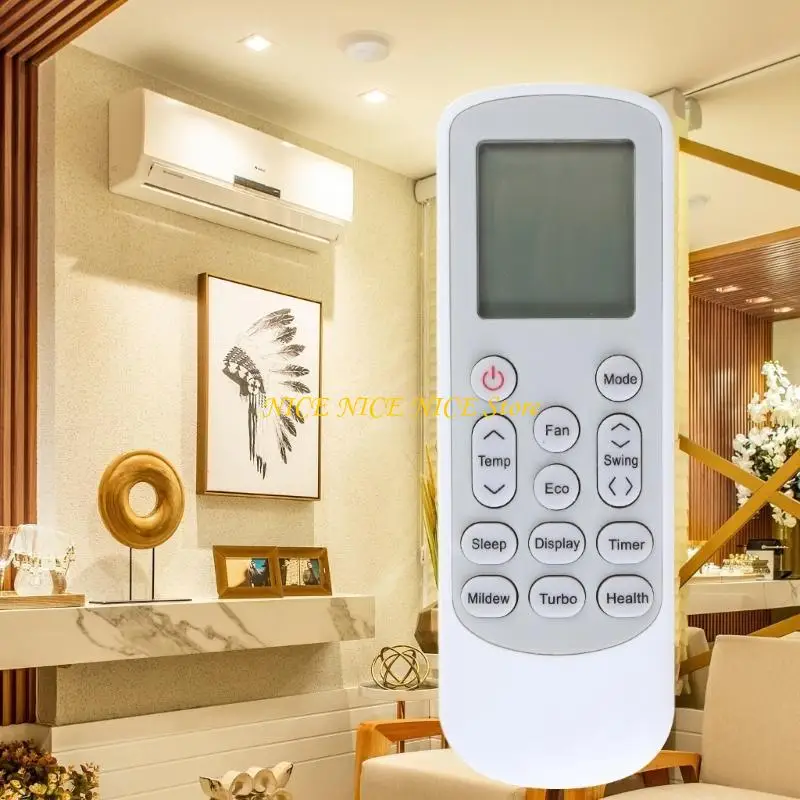 Versi bahasa Inggris Remote Control AC Remote Control diganti untuk