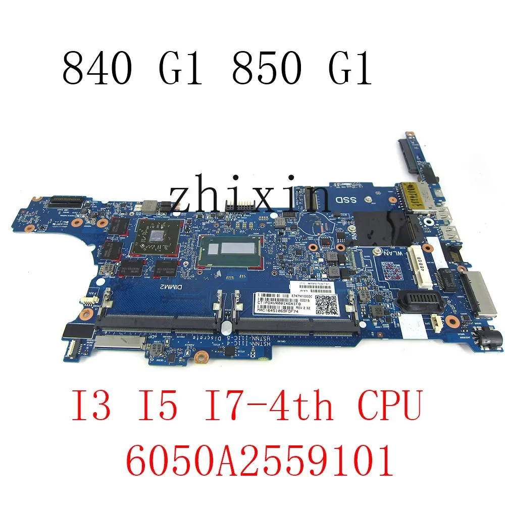 

Материнская плата для ноутбука HP Elitebook 840 850 G1 Zbook 14U G1 i3 i5 i7 6050A2559101 730805-001 730804-001 802525-001