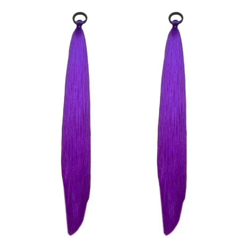 

Удлинитель хвоста из термостойкого волокна 652F, заплетенный волокном, с красочными оплетками, которые легко стилизовать