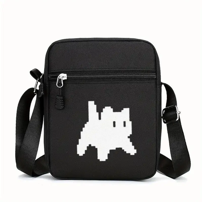 Retro 8-Bit Pixel Crossbody Bag for Strap Gaming Sling Backpack Handheld Messenger Bag Pixelated with Golden Unisex Street Style - view 2