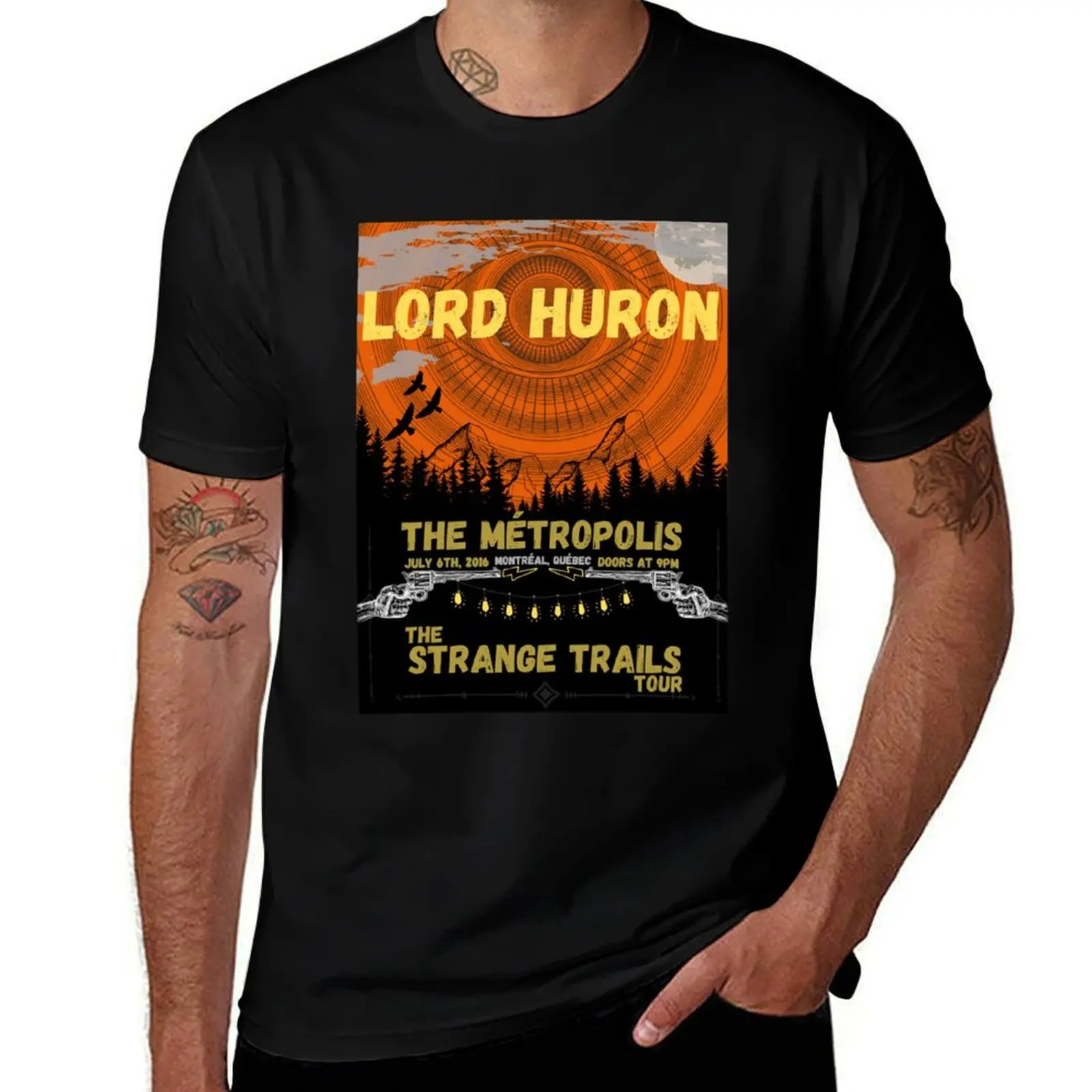 

Huron Lord Concert T-Shirt Casual Trendy Short Sleeve T-Shirt