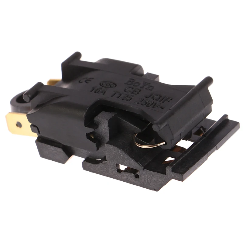 1Pcs Black 13A/16A Switch Electric Kettle Thermostat Switch Steam Pressure Jump Switch Kitchen Parts Accessories