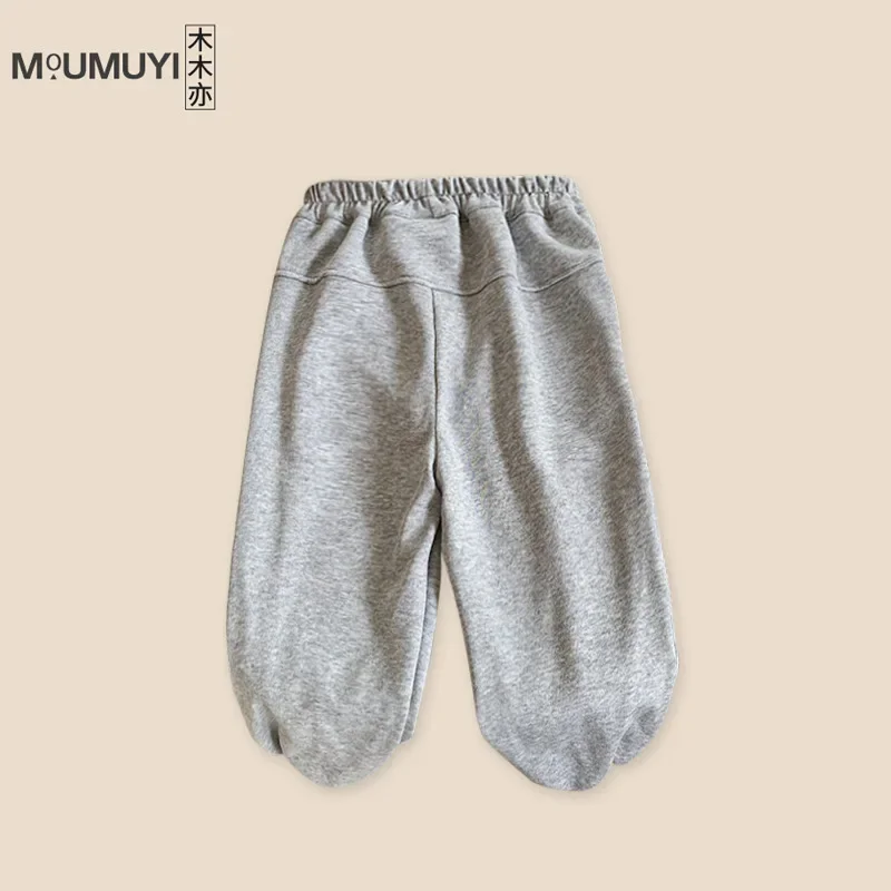 Childrens Pants 2024 Autumn New Collection Clothing Boys Korean Style Fashionable Casual Babys Stylish and Fashionable Pants