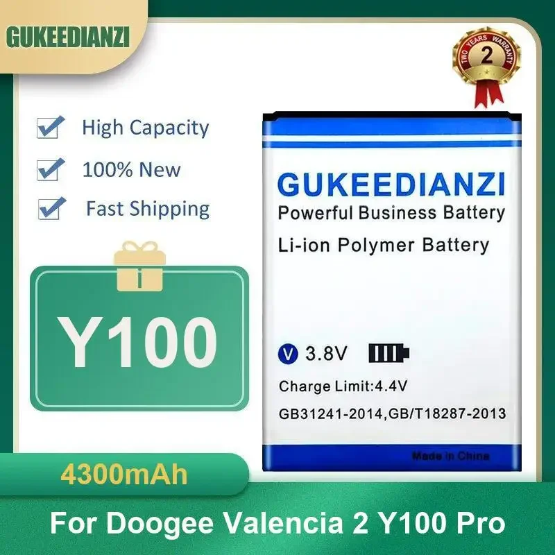 Battery For DOOGEE V10 V30 V20 Valencia 2 Y100 Pro BAT21M188500 BAT22M2310800 BAT21ZN1336000 High Capacity