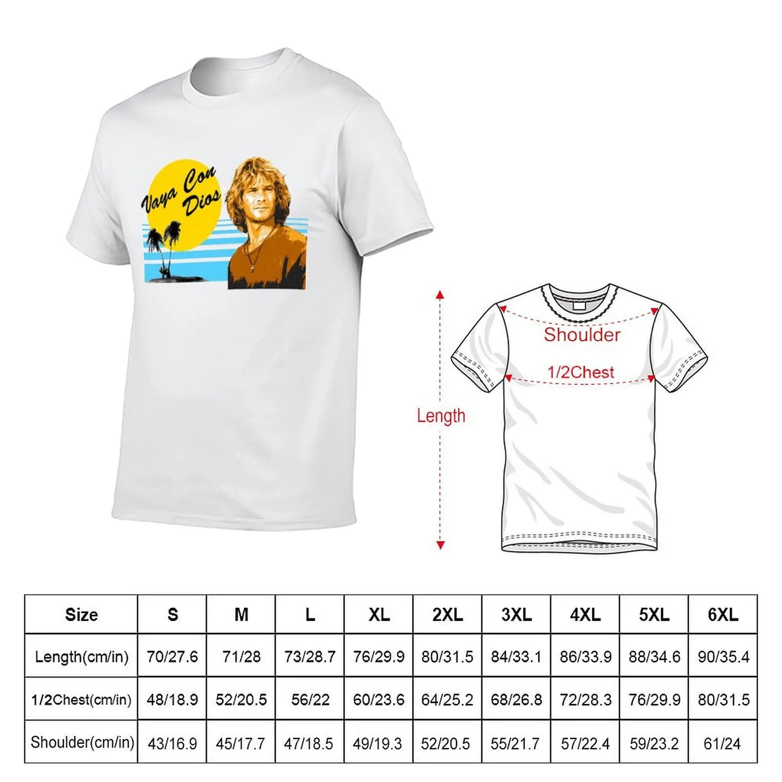 Bodhi's Surf Shop Vaya Con Dios - Unique Design Custom Artwork, T-Shirt cotton graphic tees summer top Short sleeve tee men
