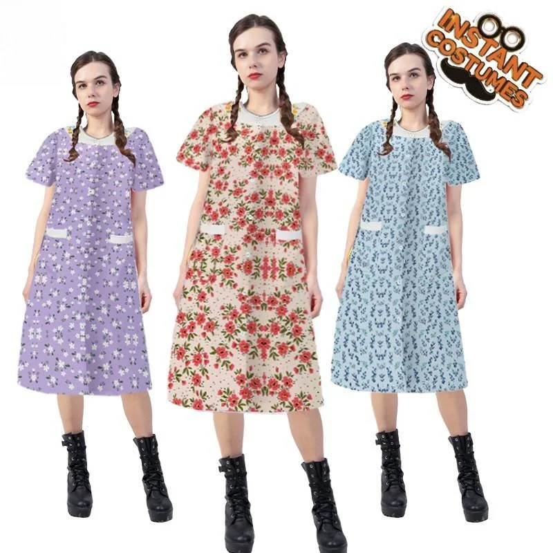 loween Gonna floreale per bambini Costume da spettacolo teatrale Abbigliamento transfrontaliero per bambini adulti Tradizionale cinese E...