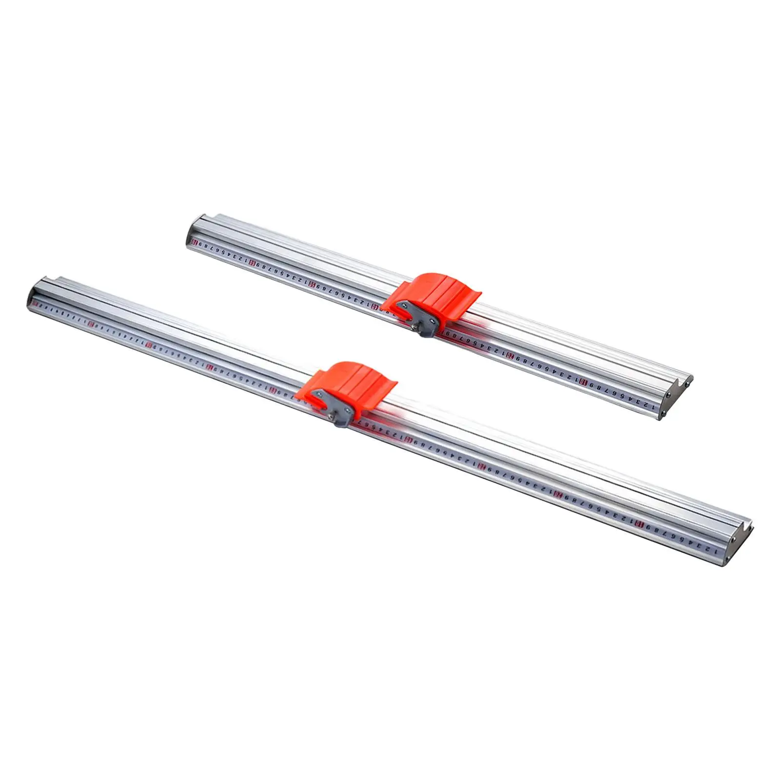 Professional Manual Cutting Ruler Aluminum Alloy Anti Slip Scribing Tool for Woodworking Craft KT Board Office Use
