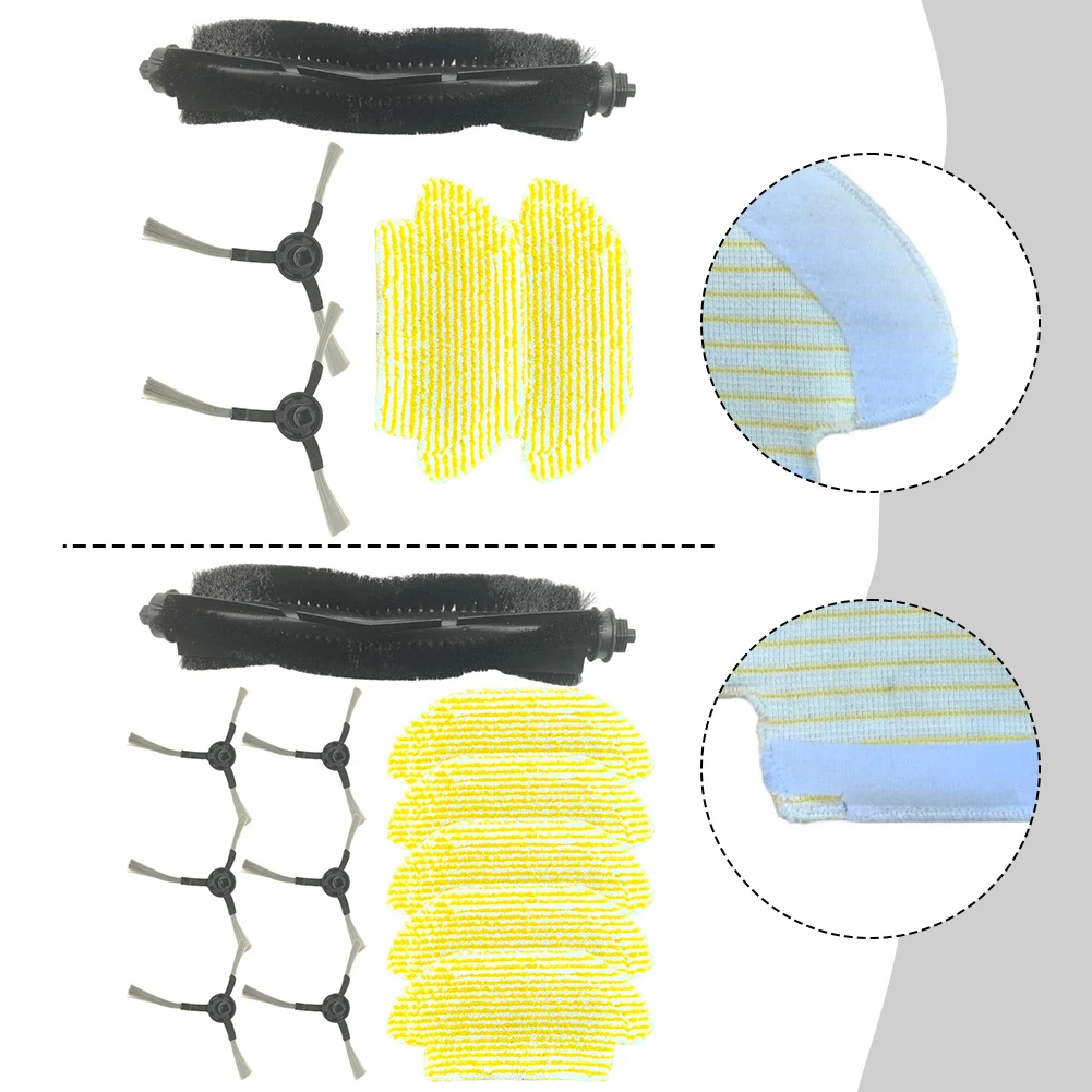 

Комплект ткани для швабры с основной боковой щеткой для робота-пылесоса Karcher RCV 3 RV3 для ковров, глубокая уборка пола