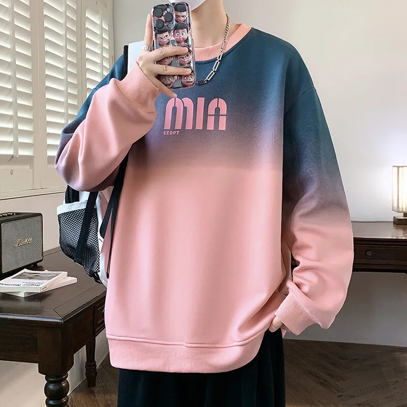 Pullover Male Fashion Hoodies For Men New in Sweatshirt Men's Sweat-Shirt Spring Autumn Loose Sport Casual Hombre Student Youth